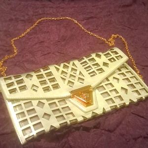 Vintage Silver Cut Out Purse - Never Used